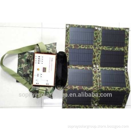 20w for camping/hiking /home use DC portable solar power system